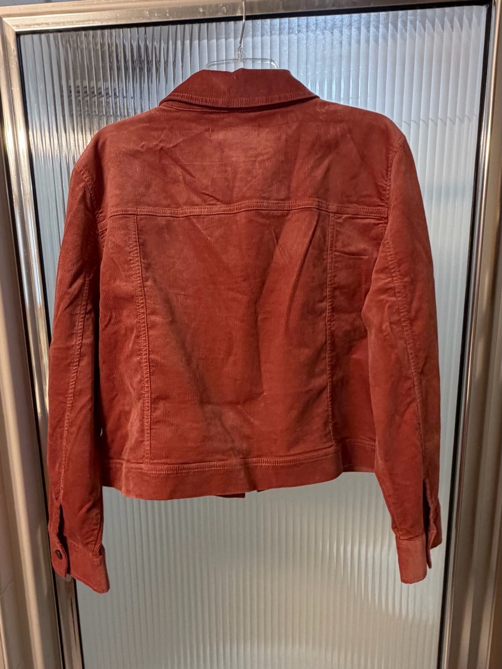LOFT Pink Corduroy Utility Jacket - Picture 2 of 3